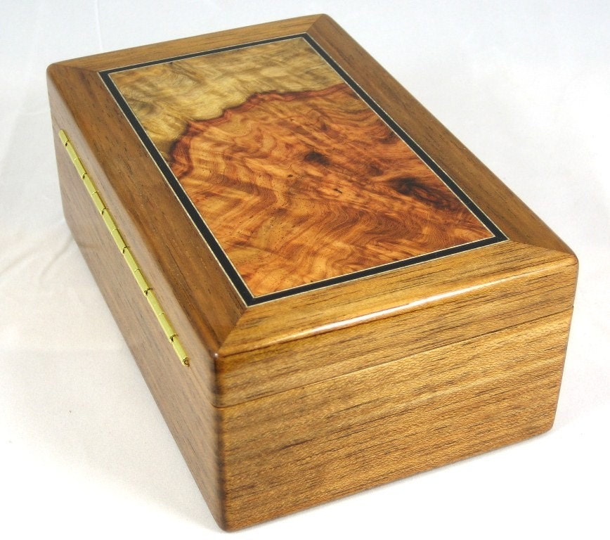 Small wooden stash box