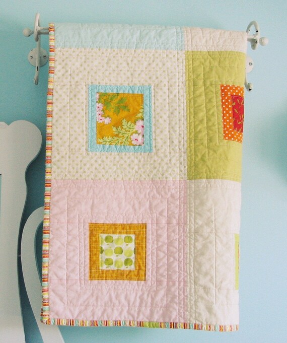 Handmade Modern Baby Quilt