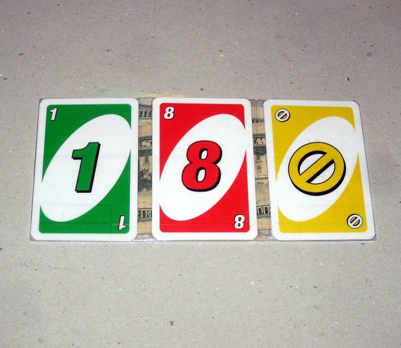 Items similar to Uno Playing Card Wallet (180) on Etsy