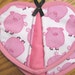 Quilted Potholder Heart Pigs Handmade Cotton Fabric Trivet Pot Holder Quilted For Her Mom Gift Housewarming Gift 2 Set