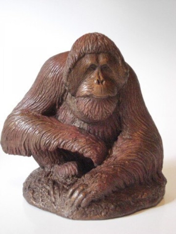 Orangutan sculpture Sumatran