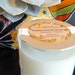 S A L E: Soy Candle Cedarwood & Geranium Essential Oil Vegan Aromatherapy Pure Natural in Recycle Glass Eco Friendly