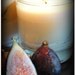 On Sale - Soy Candle Fig Scented Premium Fragrance in Glass Jar with Recycle Paper Gift Box Eco Friendly