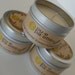ON SALE Orange Cucumber Soy Candle in 4 oz. Travel Tin
