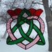 Irish Celtic Heart Suncatcher