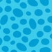 Cat in the Hat Dr. Seuss Fabric Blue Dots on Blue 1/4 yard END of Bolt Piece