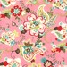 Sophie by Chez Moi Paisley Floral Sorbet 1/2 YARD