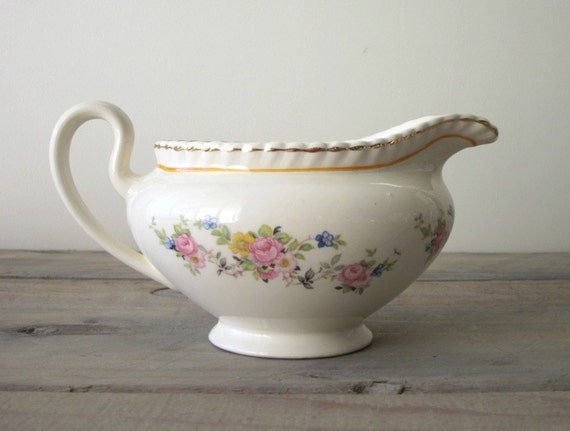 shabby chic china pitcher server shabby chic china pitcher server