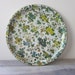 Large Floral Tin Metal Serving Tray - Shabby Chic Floral Pattern - Made in England
