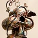 Copper Shamrock Bird House