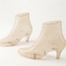 Glass Glittered Mannequin Shoe Display Forms