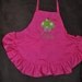 Monogrammed Personalized Embroidered CupCake Child Kid Apron