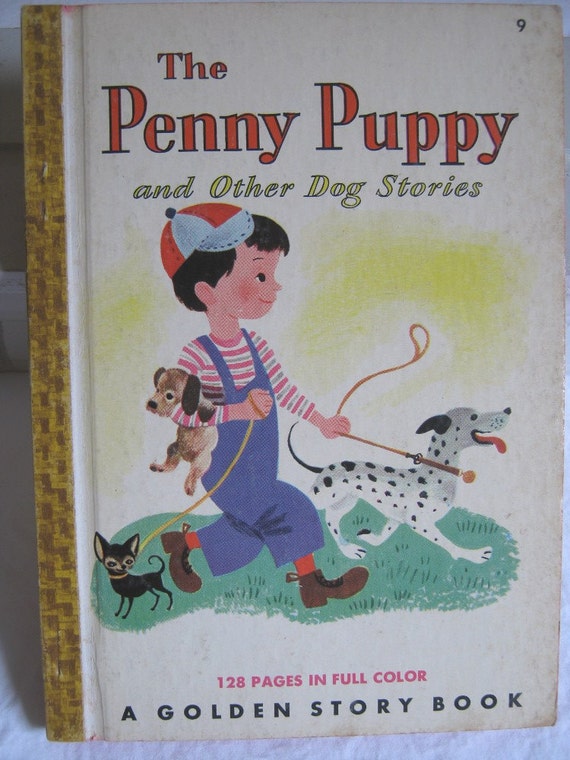 Vintage Golden Story Book The Penny Puppy 1949 Simon And