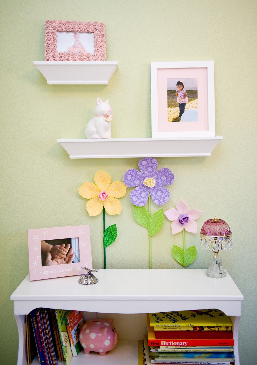 flower garden. custom. fabric wall flowers