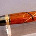 Beautiful Sapele with Multiple Inlays on a Majestic Twist Pen