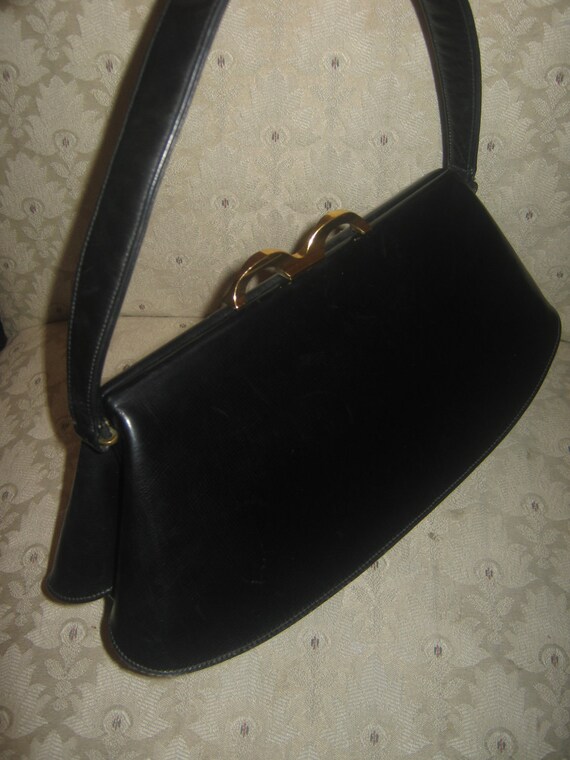 Vintage/Antique Bags By Josef/ Leather Navy by Ms2SweetVintage
