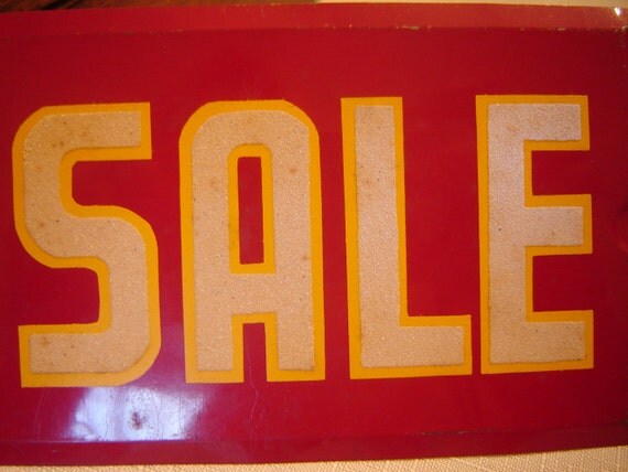 letters for sign sale Vintage Sign by Sale with Metal For Red backofbeyond Retro letters for sign sale Vintage Sign by Sale with Metal For Red backofbeyond Retro