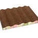 Wave Lounge - Eco-friendly Cardboard Cat Scratcher and Lounge (Summer Sherbet Stripes)