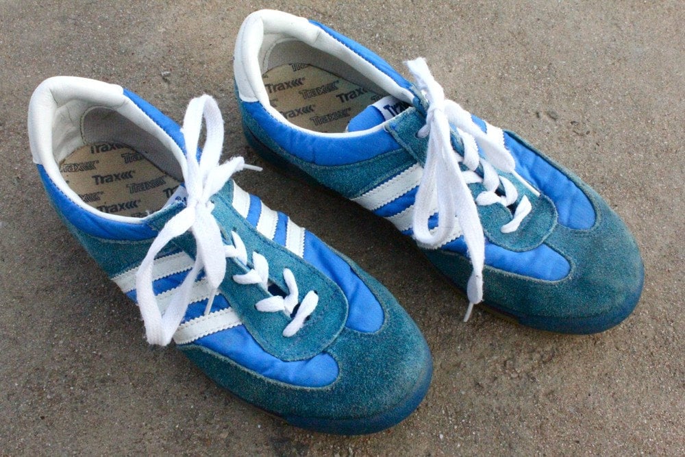 Vintage 80's Trax Sneakers Sz 7 1/2-8 by bumbleebuck on Etsy