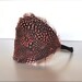 Sale--Dotty feathered fascinator headband. A chic classic in pink and black. Ready to ship