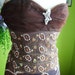 SALE Chocolate 2pc Bustier Evening Gown