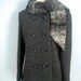 Reserved Gray 1970s Boucle Lambswool Coat