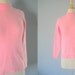 1960s pink wool and angora sweater / Cotton Candy