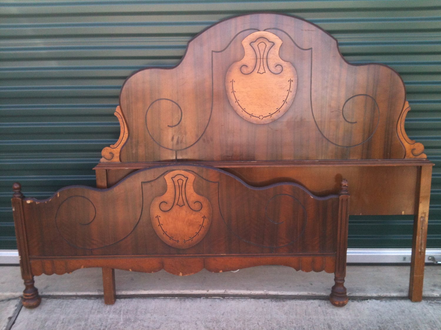 Vintage Victorian Full Head & Footboard Haute Juice
