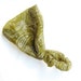 Green Paisley Sheer Headband, stretchy hair accessory, turban style head scarf