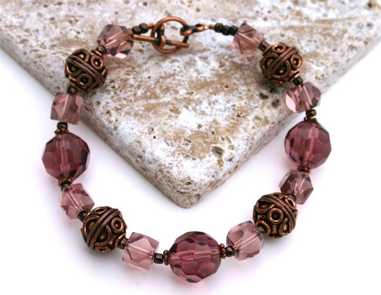 Wine Colored Bracelet