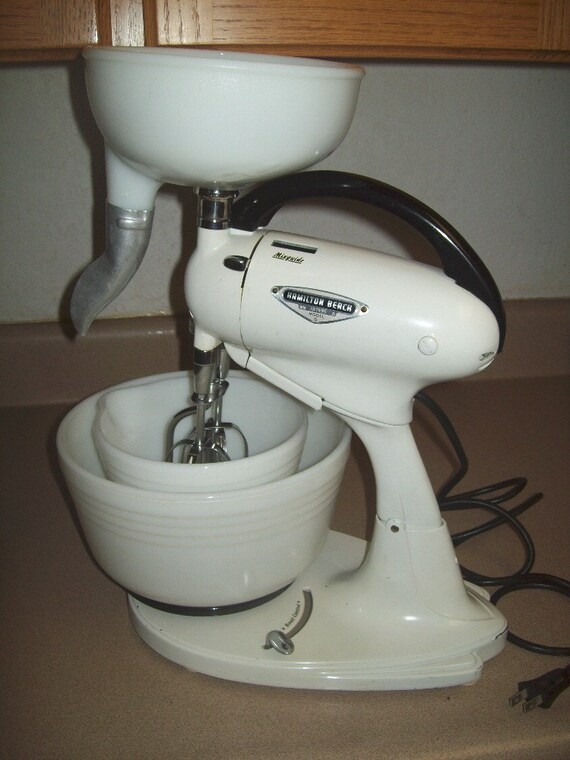 Hamilton Beach Model G Mixer Bowls Juicer