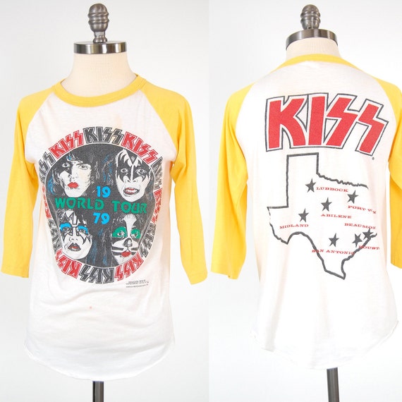 kiss tour shirt 1979