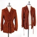 Vintage 50s chocolate Deerskin leather jacket / California Western wear / Ultra SOFT