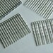 Reserve for fairystitchfactory only -- 20 pieces of Silver Plated 14 Holes Hair Comb - 44 x 36 mm