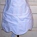 Vintage White Cotton Seersucker Apron/Clothespin Bag