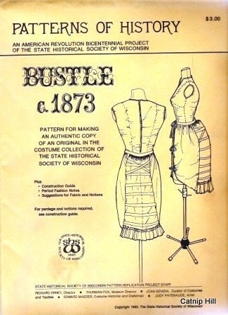 victoriansewing: suggested bustle pattern for prom