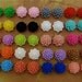 40 pc 15mm Cabochon - Color Mix - Resin flowers