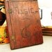 Antique Folk Art Sheet Music Case- Ranch Cabin