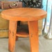 Vintage Primitive Wooden Cabin Table- Ranch Cabin