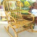 40% OFF Entire Shop - Antique Bamboo Childs Rocker - Vintage Child