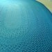 ON SALE 6x8 shades of turquise