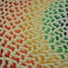 Reserved for the Art shack Rainbow Rug made from braided new and recycled t shirts
