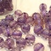 BULK 60pcs - Glittering Amethyst Purple Round Resin Plastic Beads - 12mm