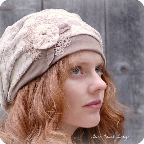French Lace Slouch Beret