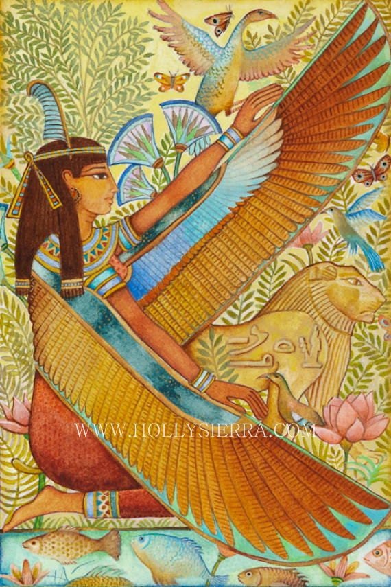 Ma ' at die ägyptische Göttin der Wahrheit