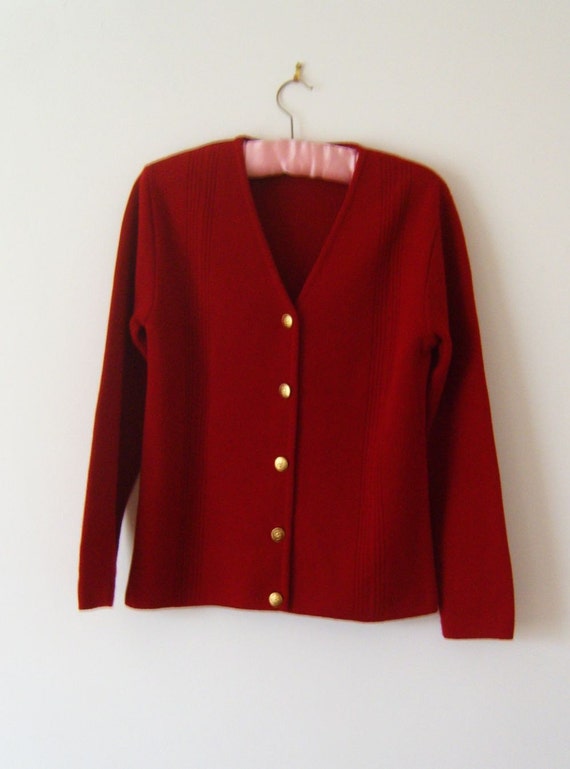 Maroon Cardigan