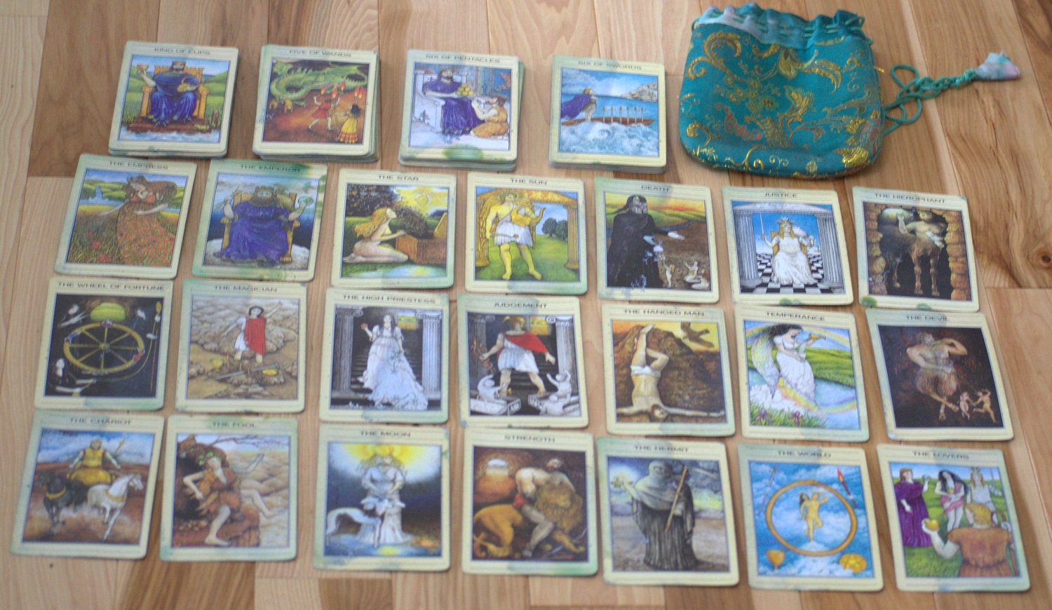 Vintage Mythic Tarot Cards By Tricia Newell 1986
