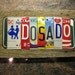 RESERVED for JuLIE JaY DOSADO recycled upcycled license plate art sign on barn wood Square Swing Dance RoCKaBiLLy OOAK tomboyART tomboy