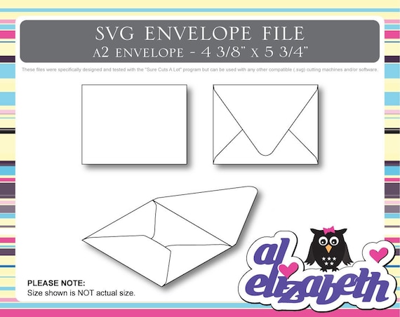 Download A2 Envelope SVG / Cut / Digital / Cricut Cut File by ...