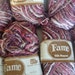 Silk and Rayon Yarn Destash Lot of 6 Fame Soft Rose Ivory Gray Taupe